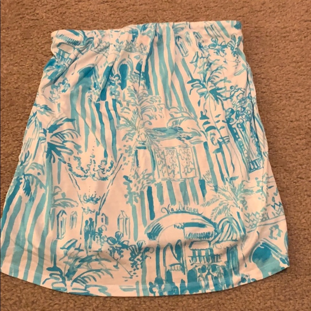 Lilly Pulitzer strapless top